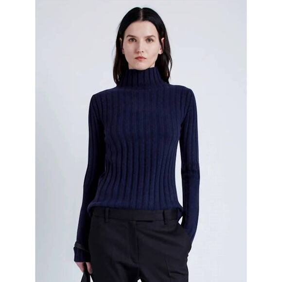 Proenza Schouler Haven Turtleneck Sweater in Navy L - Picture 1 of 6
